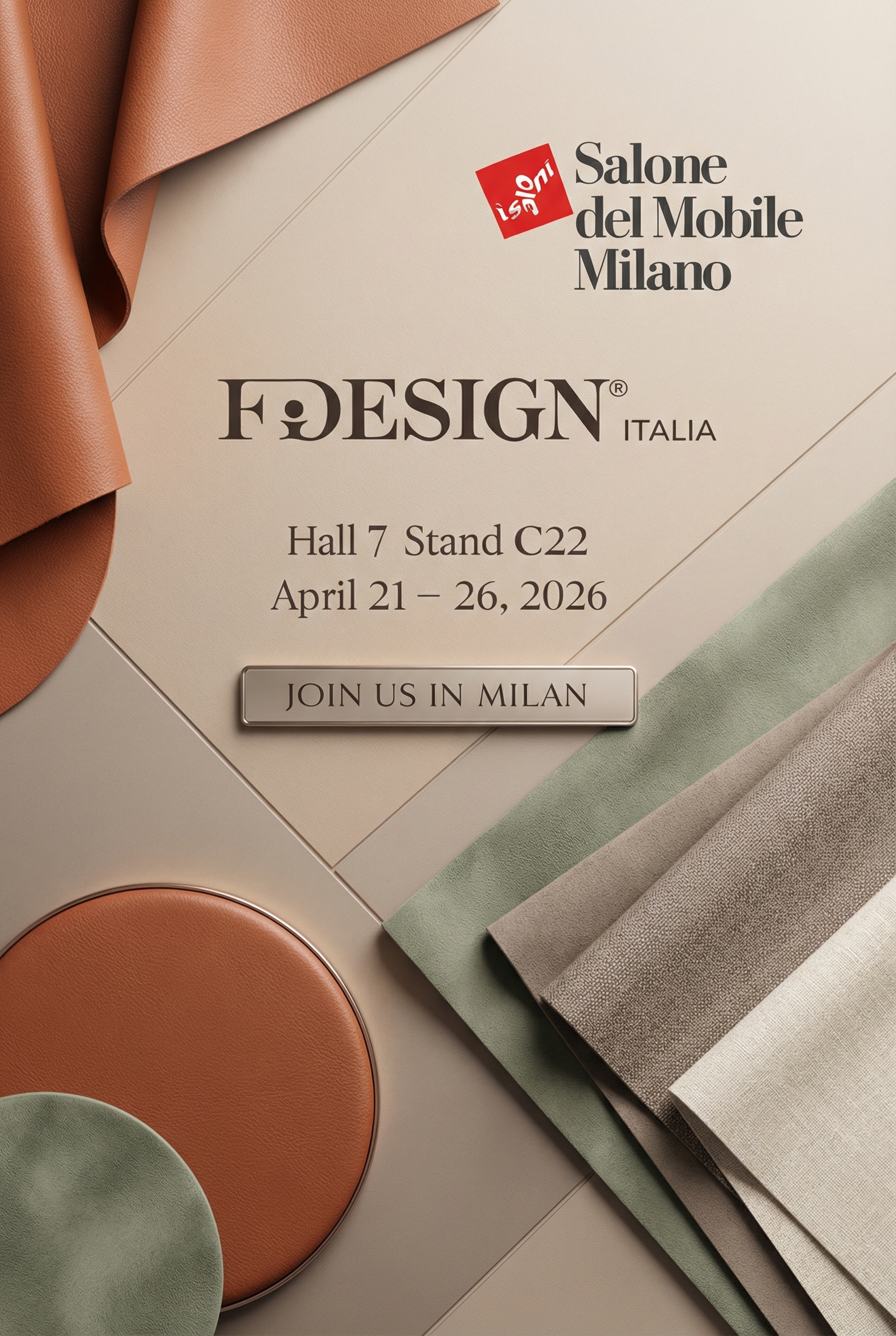 SALONE DEL MOBILE MILANO 2026 – FDesign Italia divani